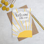 'Welcome Little One' New Baby Card, thumbnail 1 of 4