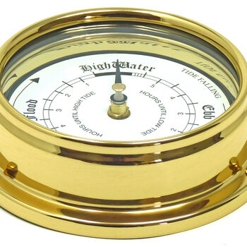 Handmade Solid Brass Classic Tide Clock, 2 of 9