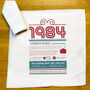 Happy 40th Birthday Gift 1984 Handkerchief Pair, thumbnail 2 of 8