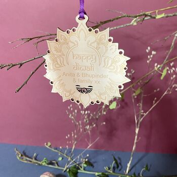 Personalised Keepsake Diwali Gift Card, 5 of 6