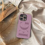 Personalised Purple Initials Phone Case, thumbnail 3 of 9
