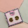 Cookie Glitter Resin Studs / Gift For Cookie Lovers / Gift For Baker, thumbnail 3 of 6