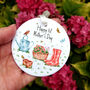 Personalised Best Mum Floral Garden Ceramic Decoration, thumbnail 5 of 5