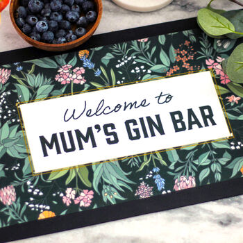 Personalised Drinks And Cocktail Home Bar Runner, 2 of 3
