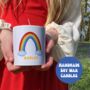 Personalised Crochet Rainbow Candle, thumbnail 1 of 2