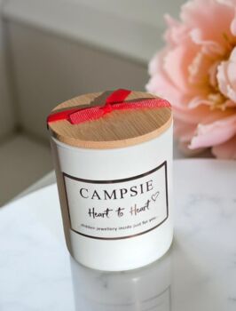 Heart To Heart Hidden Jewellery Candle, 2 of 7