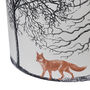 'Into The Woods' Fox Lampshade, thumbnail 7 of 8
