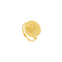 Lakshmi Goddess Coin Ring Gold Vermeil, thumbnail 3 of 8