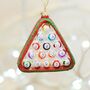 Glass Hanging Pool Balls Christmas Tree Decoration, thumbnail 2 of 2