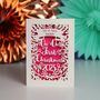 Personalised 'Our First Christmas' Papercut Card, thumbnail 7 of 12
