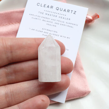 Clear Quartz Mini Tower – Clarity And Energy Amplifier, 4 of 8
