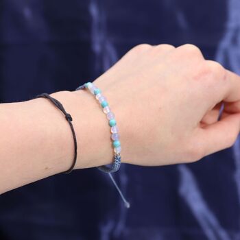 Pisces Zodiac Crystal Candle And Gemstone Bracelet Gift Set, 4 of 6