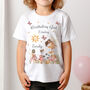 Girls Personalised Fairy Garden Birthday T Shirt, thumbnail 1 of 4