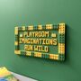 Lego Compatible Playroom Sign, thumbnail 2 of 3