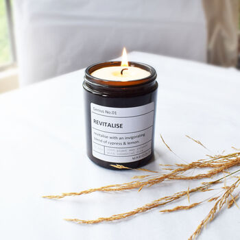 'Revitalise' Wellbeing Aromatherapy Scented Candle, 3 of 3