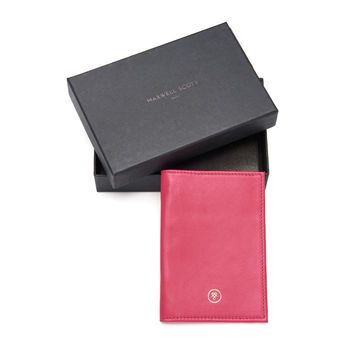 Personalised Handcrafted Leather Passport Cover 'Prato', 10 of 12