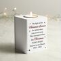 Personalised Christmas Memorial Tea Light Holder, thumbnail 1 of 2