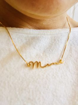 Signature Personalised Handwriting Necklace, 3 of 8