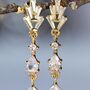 Elegant Art Deco Style Statement Earrings, thumbnail 2 of 7