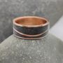 Copper Wave Ring With Westmorland Green Slate, thumbnail 4 of 6