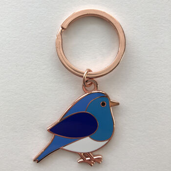 Blue Bird Keyring Or Bag Charm, 2 of 8