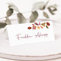 Autumnal Wedding Place Cards, thumbnail 1 of 4