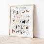The A To Z Of Dogs Print, thumbnail 3 of 6