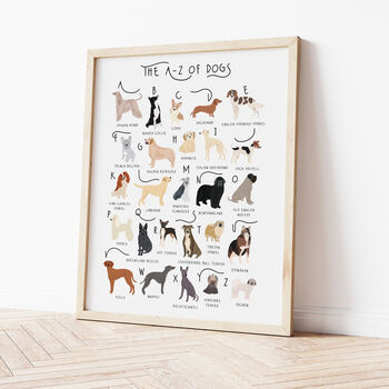 The A To Z Of Dogs Print, 3 of 6