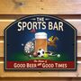 Sports Bar Man Cave Pub Sign, thumbnail 12 of 12