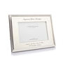 Personalised Elegance Silver Plated Frame – 4x6, thumbnail 2 of 6