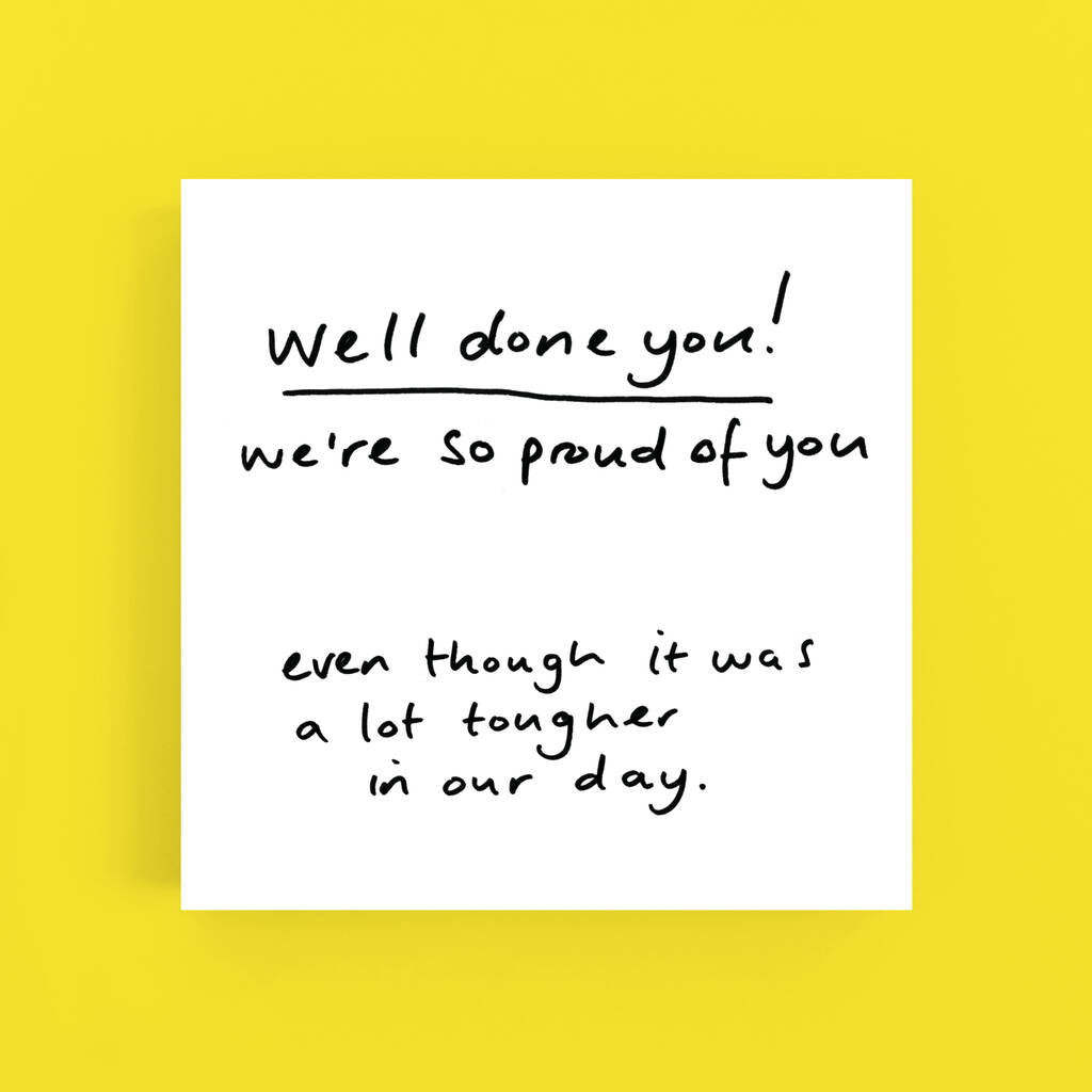 Well Done You Card By Cardinky Notonthehighstreet Com