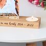 Personalised Memorial Candle Holder Photo Frame, thumbnail 5 of 10