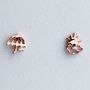 Sterling Silver Umbrella And Sun Stud Earrings, thumbnail 3 of 4