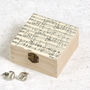 Personalised Music Birthday Cufflink Or Jewellery Box, thumbnail 1 of 3