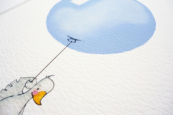 Set Of Three Children's Duck Nursery Wall Art Prints, 8 of 11