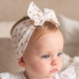 Soft Cable Knit Floral Headbands, thumbnail 4 of 9