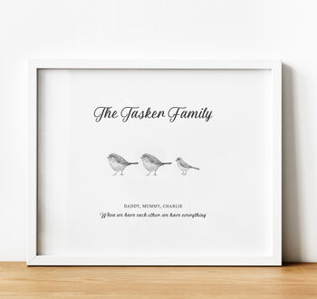 Personalised Family Tree Print | Family Keepsake | Birds, 2 of 10