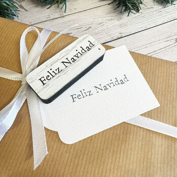 Feliz Navidad Stamp Christmas Craft, 4 of 5
