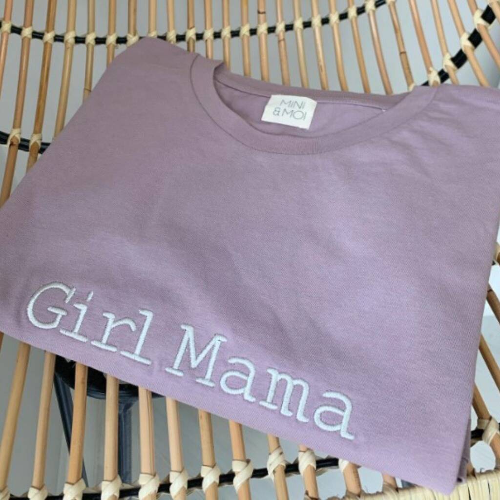 Girl Mama Tee By Mini and Moi