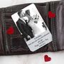 Personalised Valentine's Aluminium Photo Wallet Card, thumbnail 1 of 2