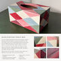 Jester Hand Painted Tissue Box, thumbnail 3 of 9