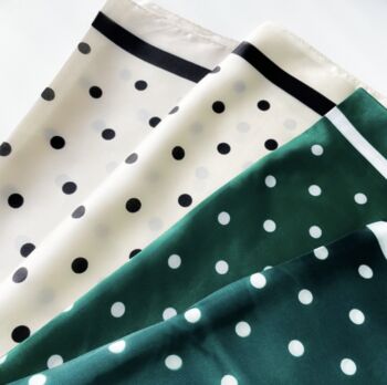 Polka Dot Neutral Scarves, 2 of 6