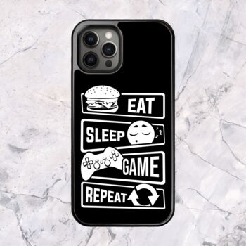 Eat Sleep Gamer iPhone Case, 3 of 4