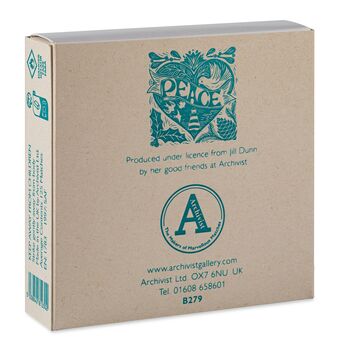 Christmas Peace Luxury Matchbox With Safety Matches, 2 of 4