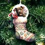Personalised Staffordshire Bull Terrier Stocking Bauble, thumbnail 2 of 2