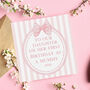To Our Daughter On Her First Birthday As A Mummy Bow Card, thumbnail 1 of 5