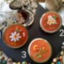 Pocket Mirror With Hand Embroidered Flower, thumbnail 6 of 12