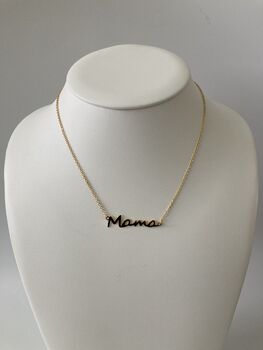 Gold Mama Charm Necklace, 2 of 4