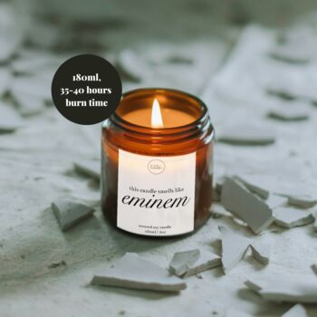 Smells Like Eminem Candle, Novelty Candle, Funny Candle, 2 of 11