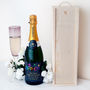 Luxury Champagne With Personalised Black Birthday Label, thumbnail 2 of 7